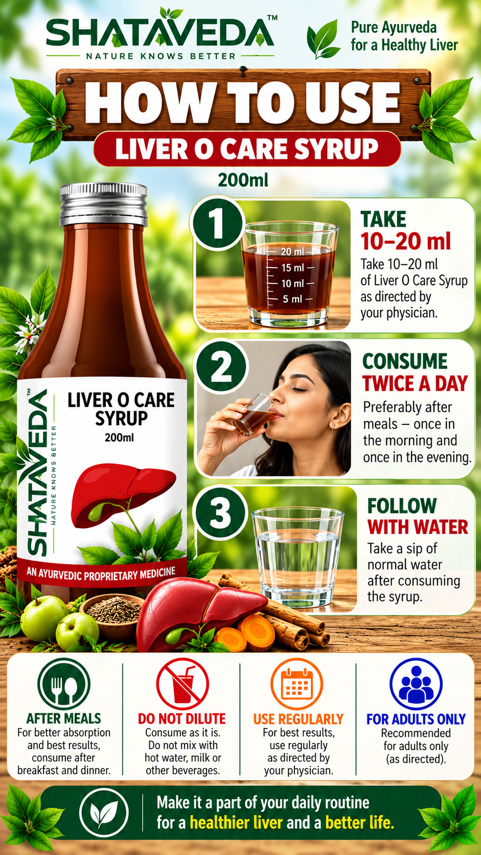 Liver O Care Syrup 200 ml | Liver & Digestive Wellness Support