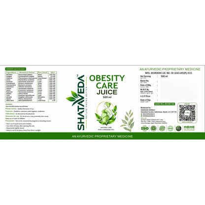 Obesity Care Juice 500 ml | Herbal Wellness & Metabolism Support