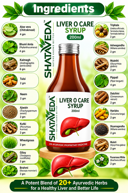 Liver O Care Syrup 200 ml | Liver & Digestive Wellness Support