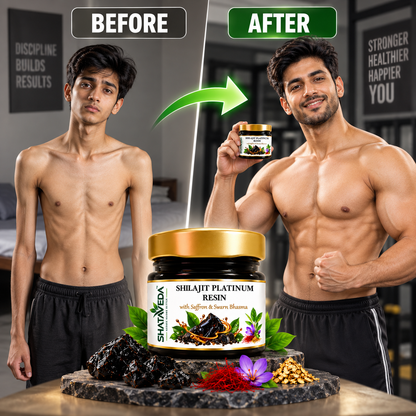 Shilajit Platinum Resin 20gm | Strength & Vitality Support