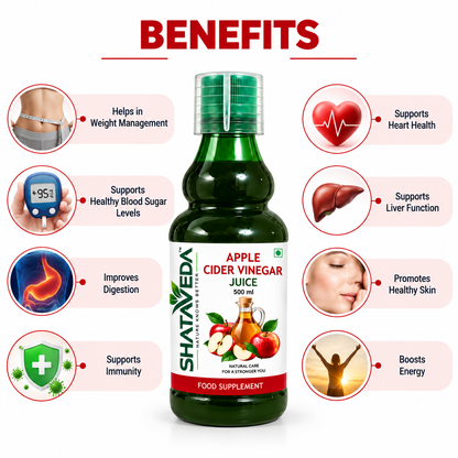 Apple Cider Vinegar Juice 500 ml | Daily Wellness Support