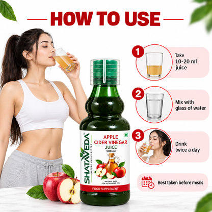 Apple Cider Vinegar Juice 500 ml | Daily Wellness Support