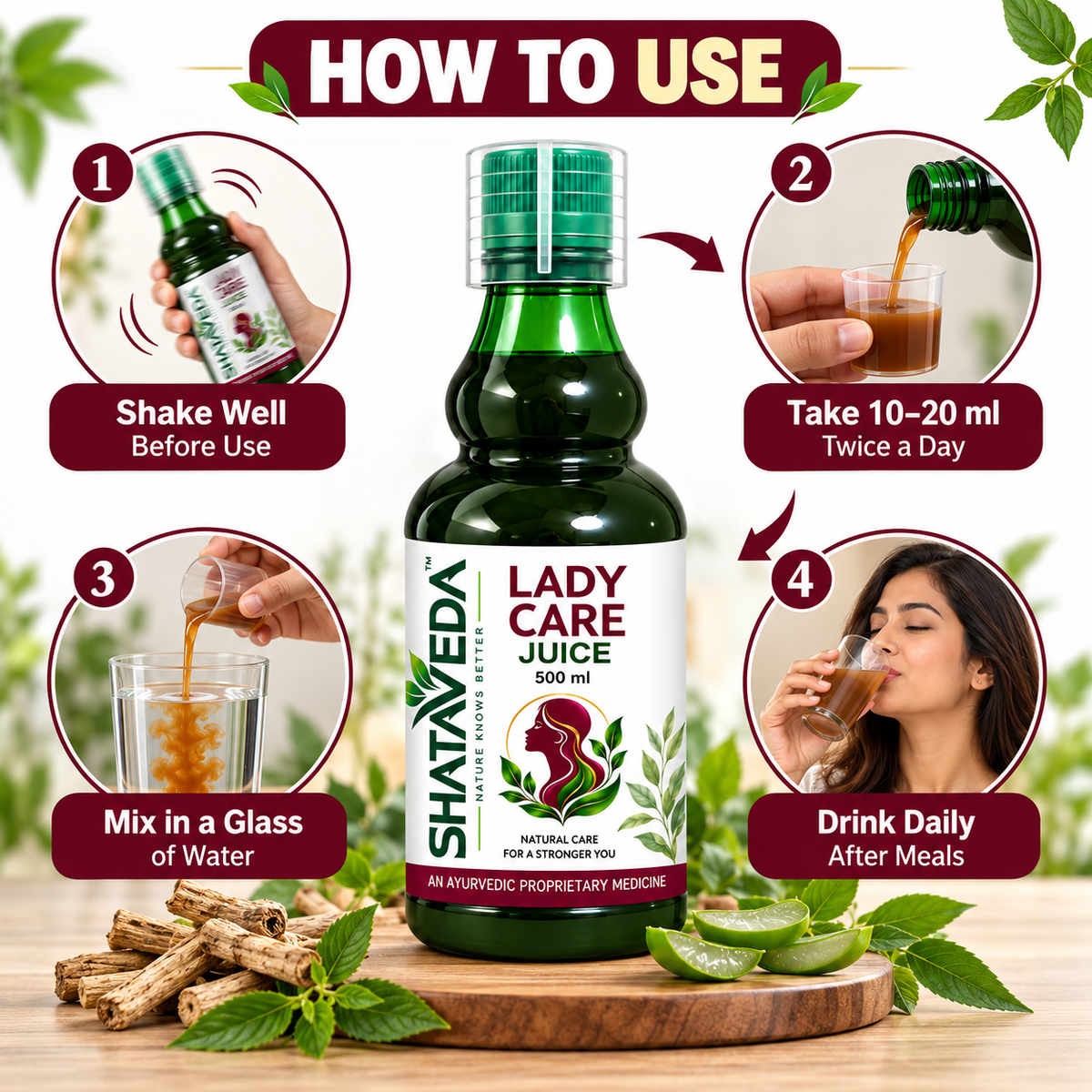 Lady Care Juice 500 ml | Women’s Wellness & Herbal Support