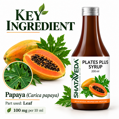 Plates Plus Syrup 200 ml | Digestive & Gut Wellness Support