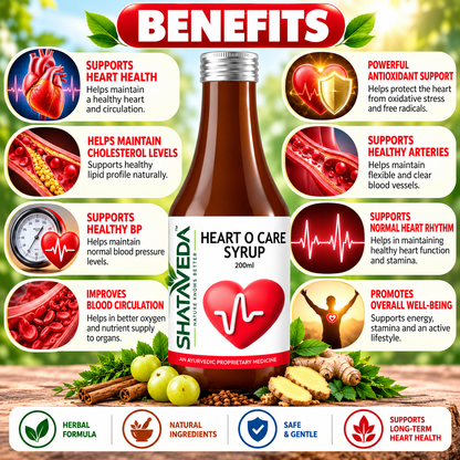 Heart O Care Syrup 200 ml | Heart & Cardiovascular Wellness Support