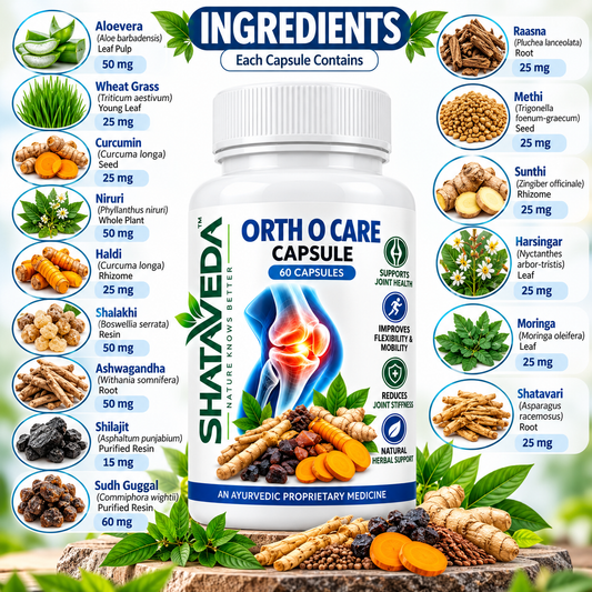 Orth O Care Capsule 60 Capsules | Joint & Bone Wellness Support