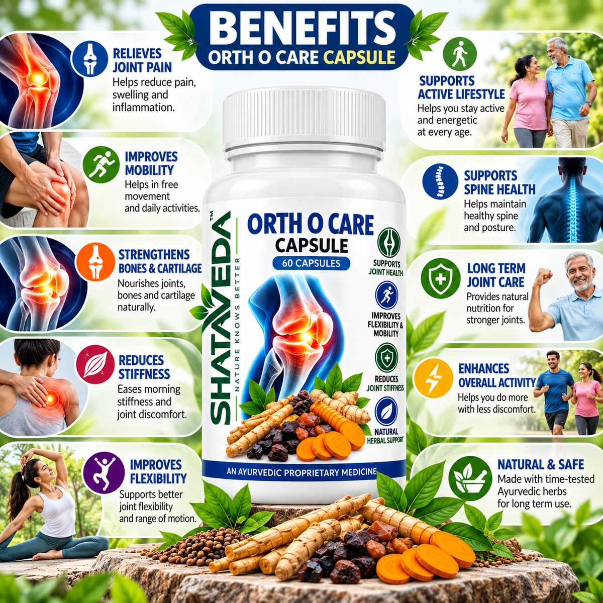 Orth O Care Capsule 60 Capsules | Joint & Bone Wellness Support